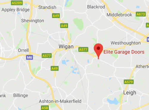 map of Wigan areas we cover